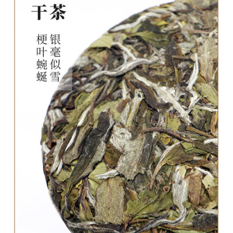 100g Fuding White Tea 2023 Guan Yang Special Grade White Peony Mini Tea Cake