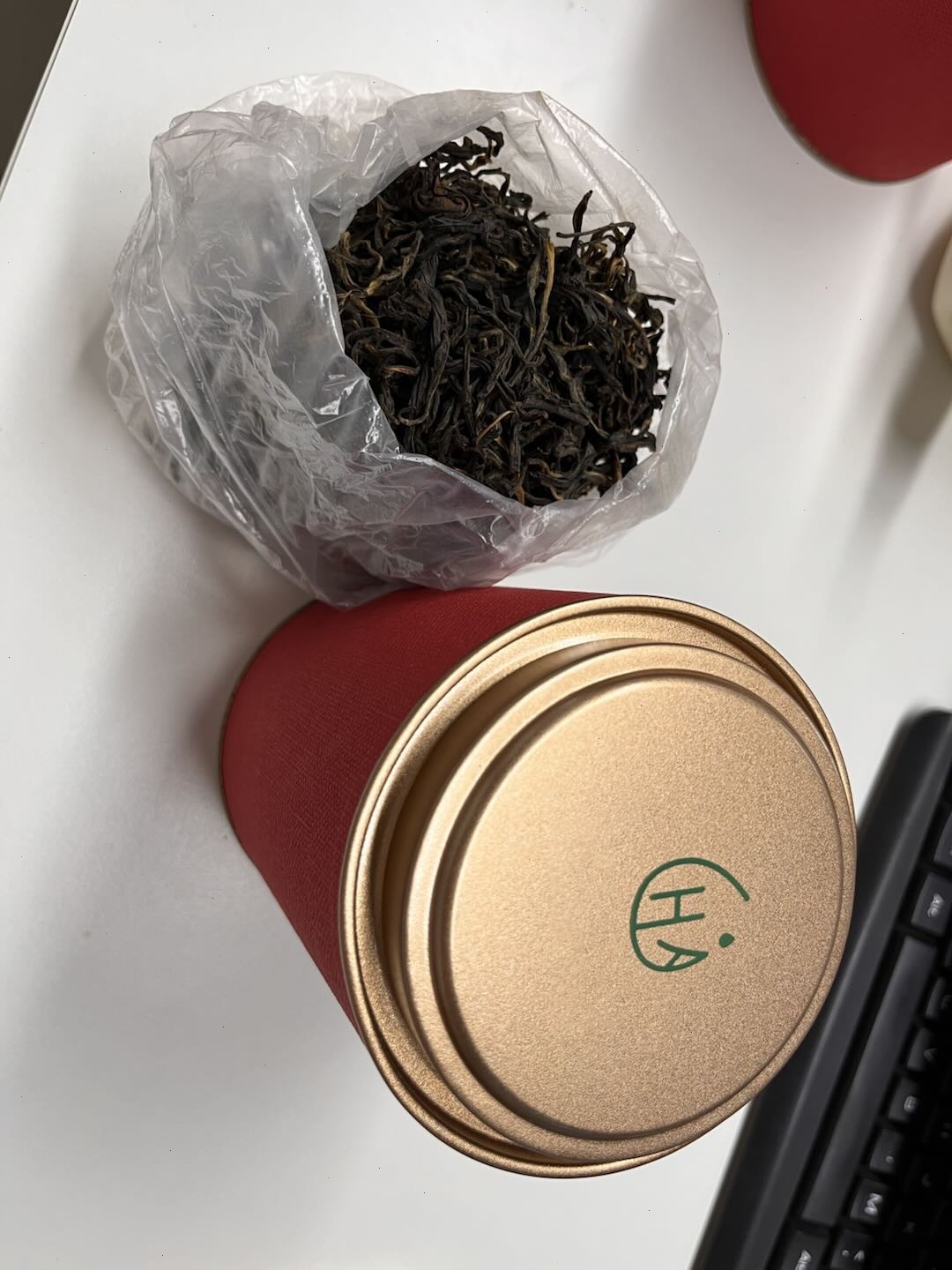 HA Tea Aromatic & Flavorful Loose Leaf With Black Green Oolong White Tea 5 oz