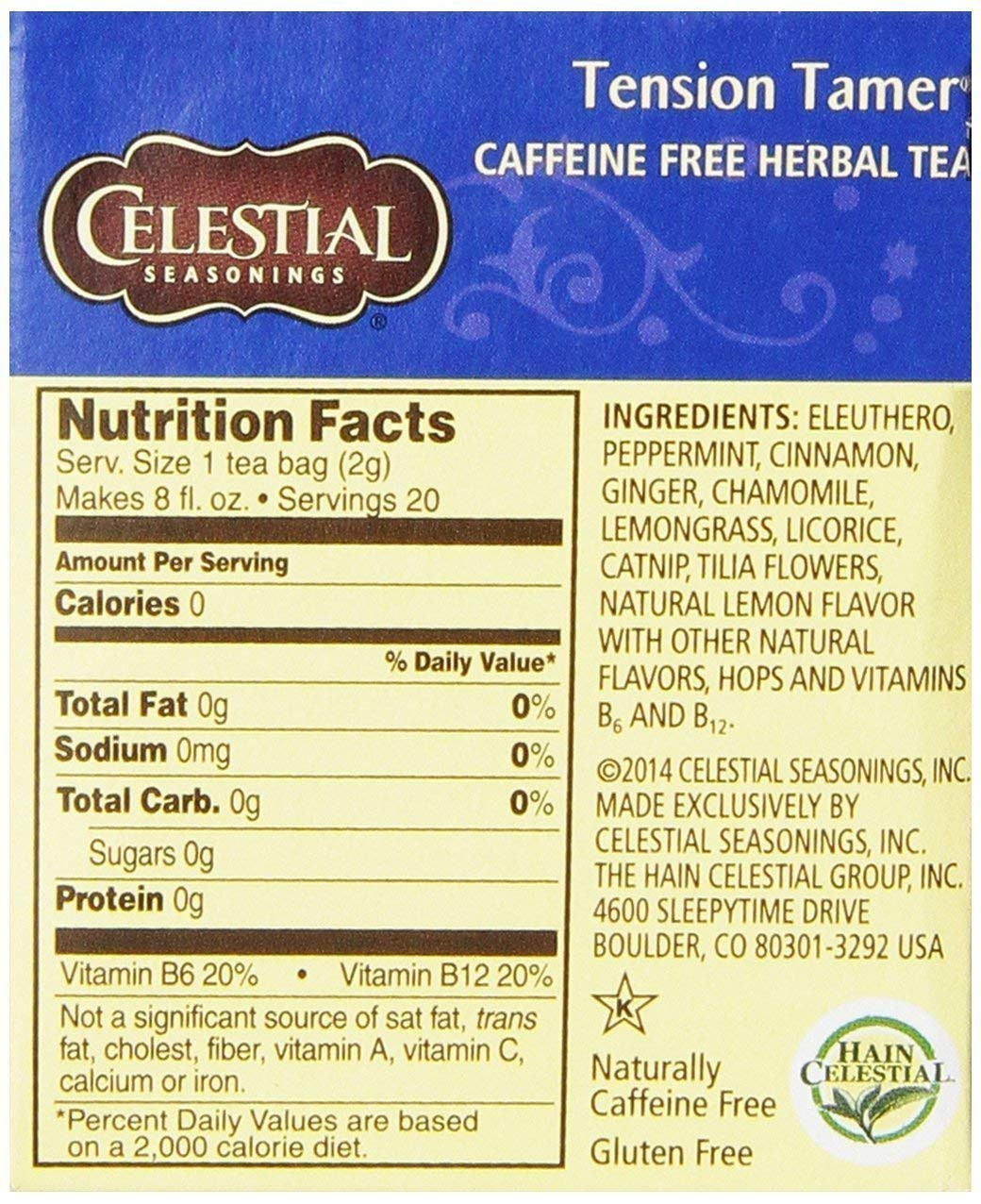 Herbal Tea Blend Relaxation Stress Relief Tea