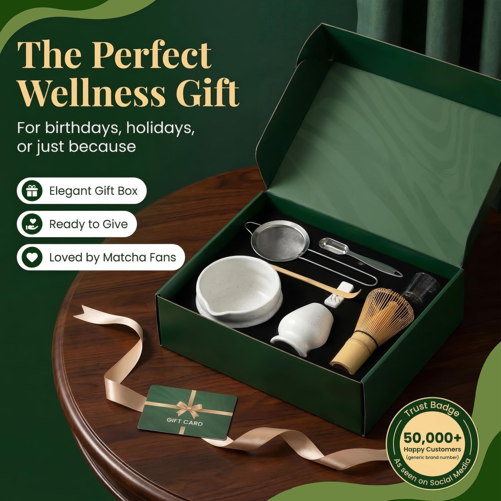 BARISTA EMPEROR® PREMIUM 11pcs MATCHA WHISK SET – Professional Matcha Kit Set…