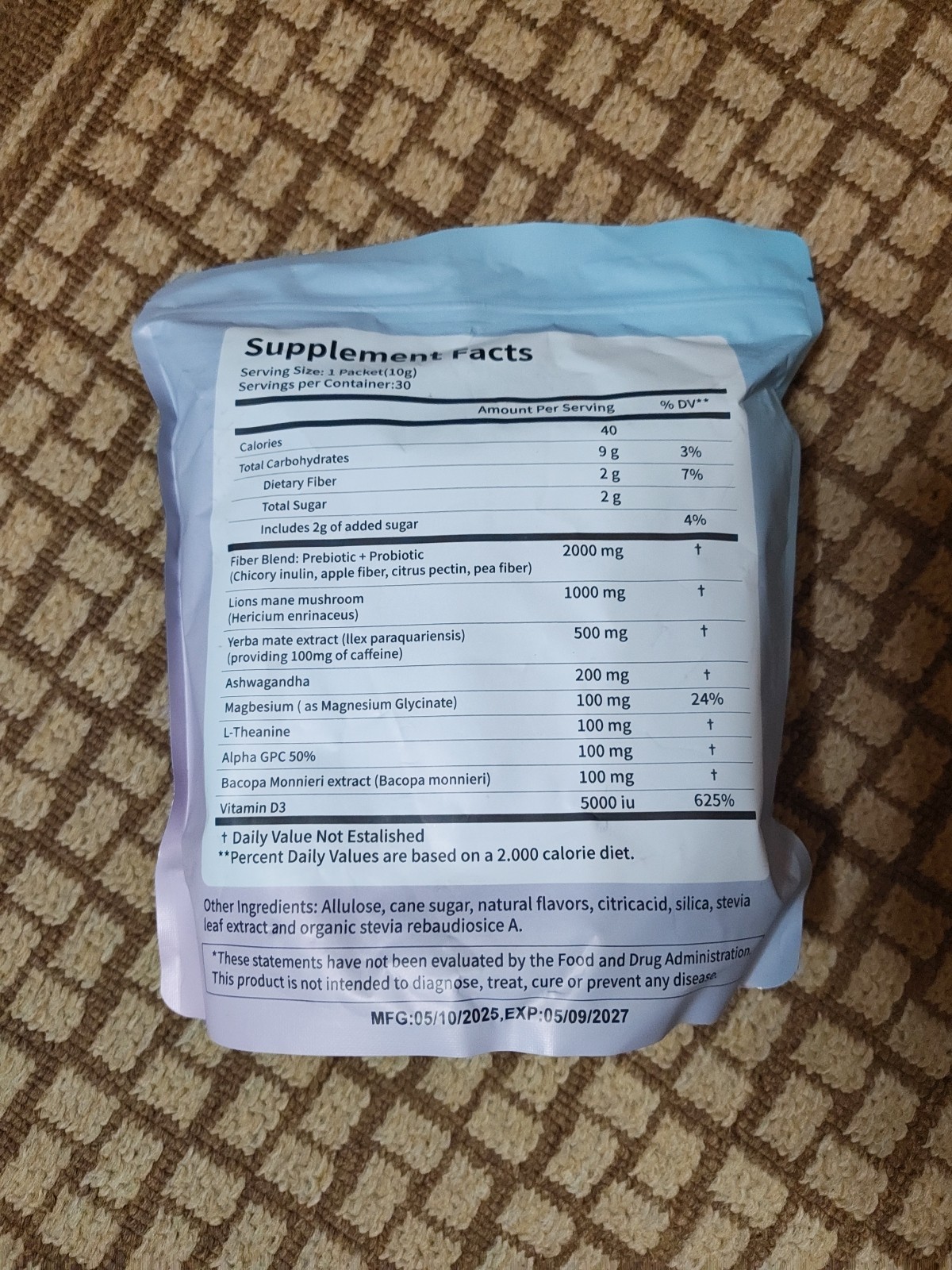 Zooone Super Yerba Instant Powder- Raspberry Lemonade –30 Servings
