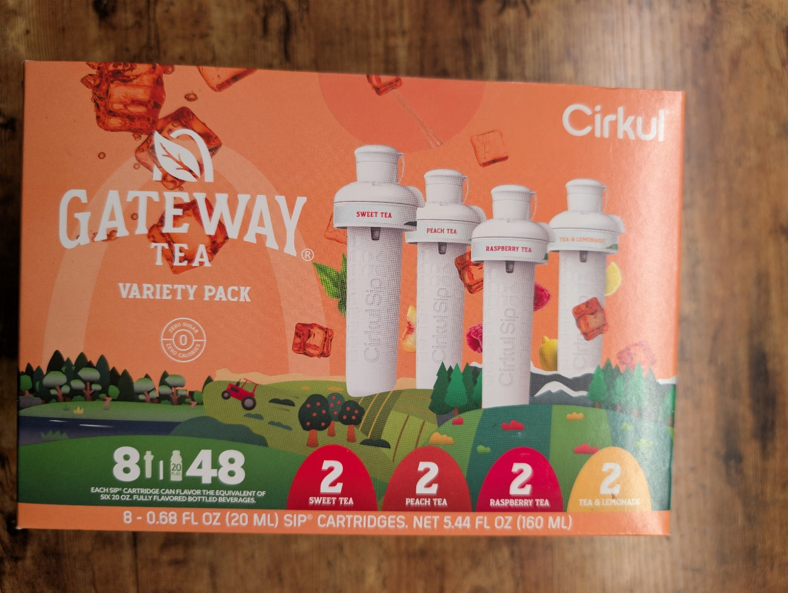 Cirkul Gateway Tea Variety Pack 8 Drink Mix Cartridges Exp 10/2027 New