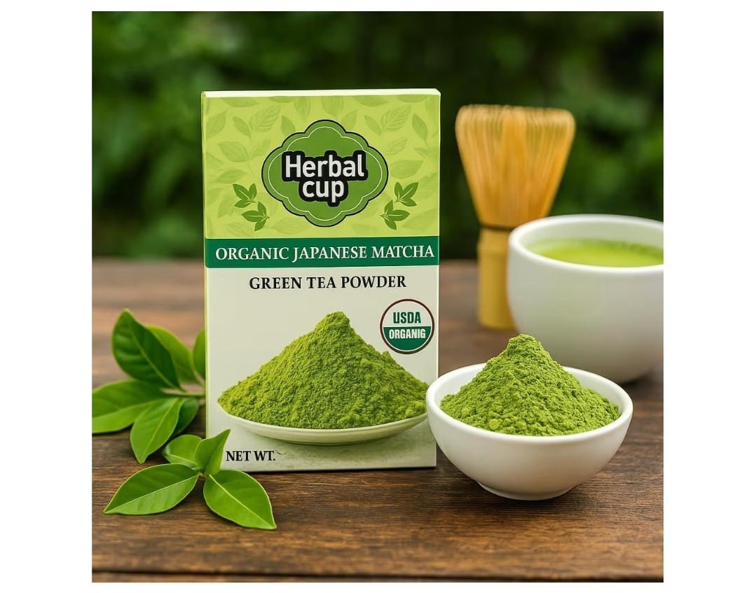 Herbal Cup Tea Organic Japanese Matcha-4 Oz.-NEW IN SEALED PACKAGE-EXP. 2027