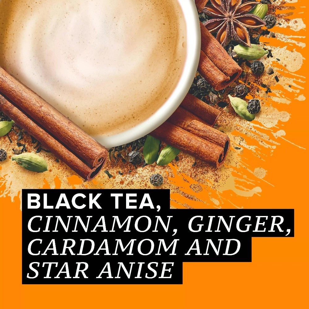 Classic Chai Latte Black Tea Concentrate Real Brewed 32oz Carton for Baking and