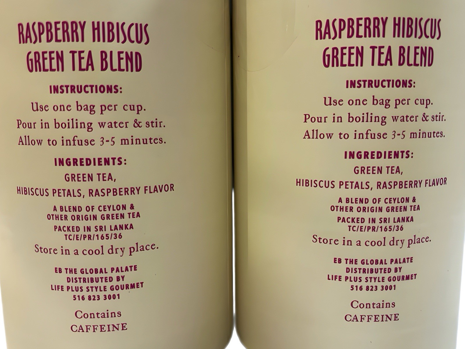 Well Now Tea Company Raspberry Hibiscus Green Tea Blend 50 Bags Each Pack of 2