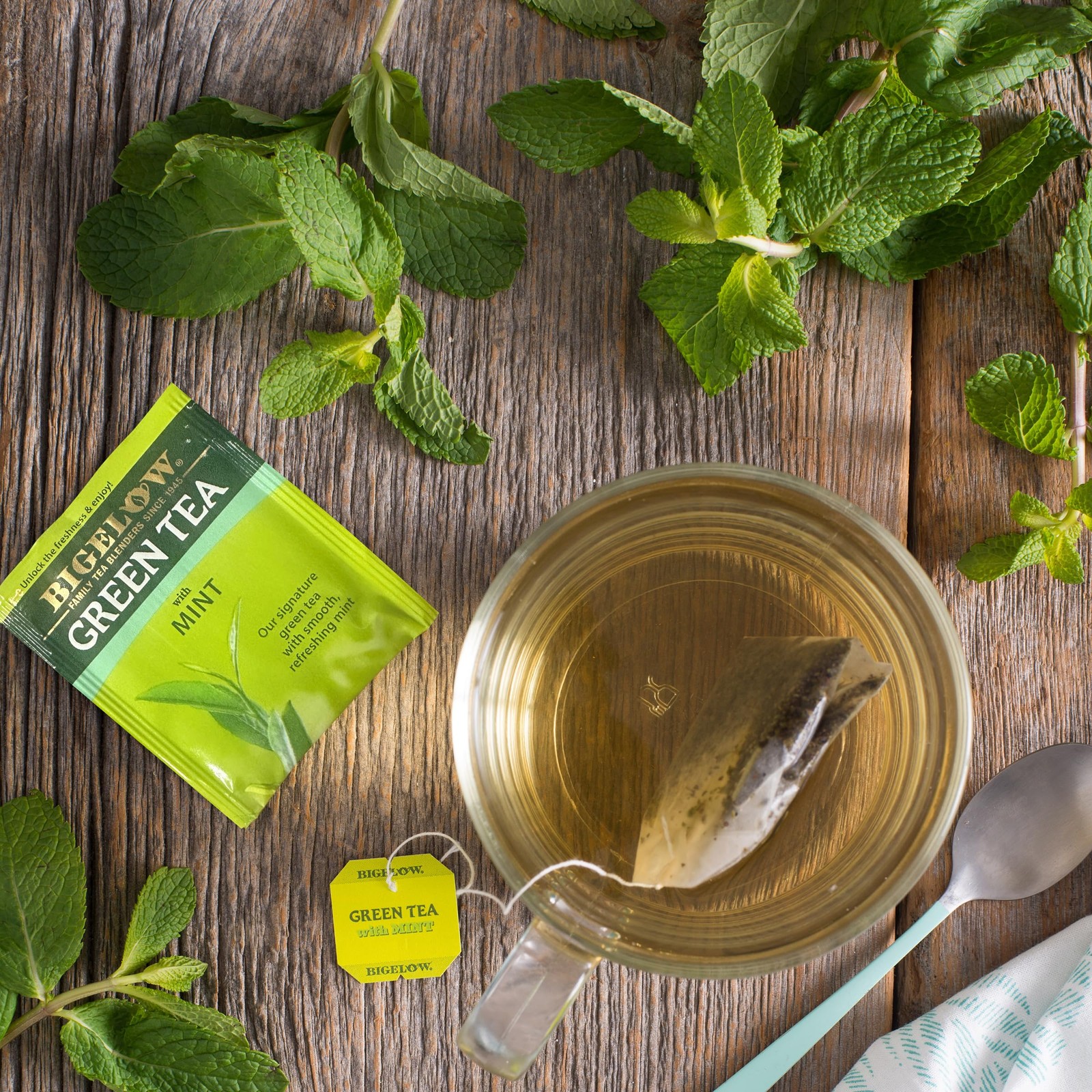 Bigelow Tea Green with Mint, 20 ct 20 Count (Pack of 1)
