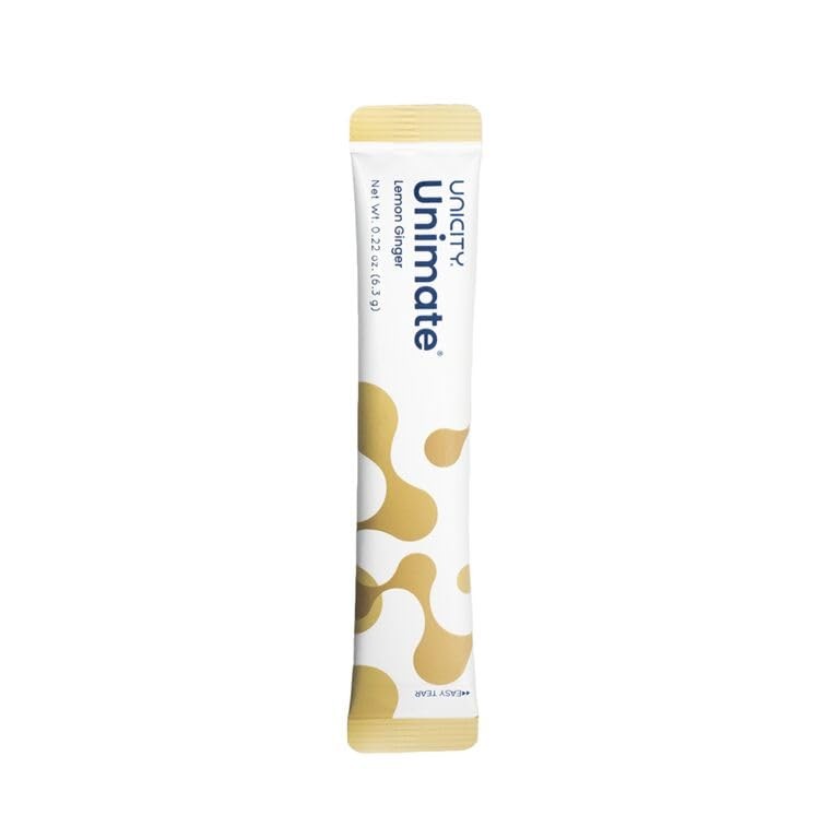 UNIMATE LEMON GINGER STICK PACKS – Great Tasting – Ultra Concentrated Yerba Mate