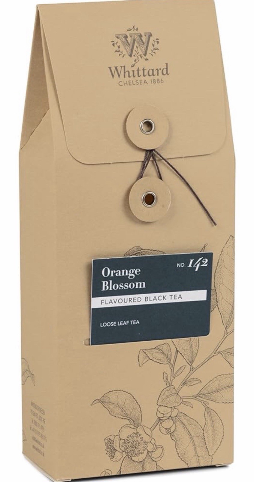 Whittard Tea Orange Blossom Loose Leaf 100g 3.53 oz Organic