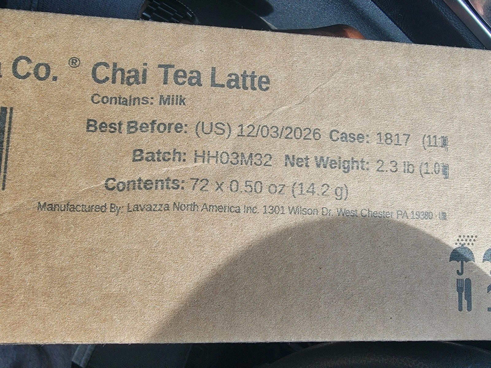 Bright Tea Co. Chai Tea Latte Freshpacks – Case of 72 for Brewers