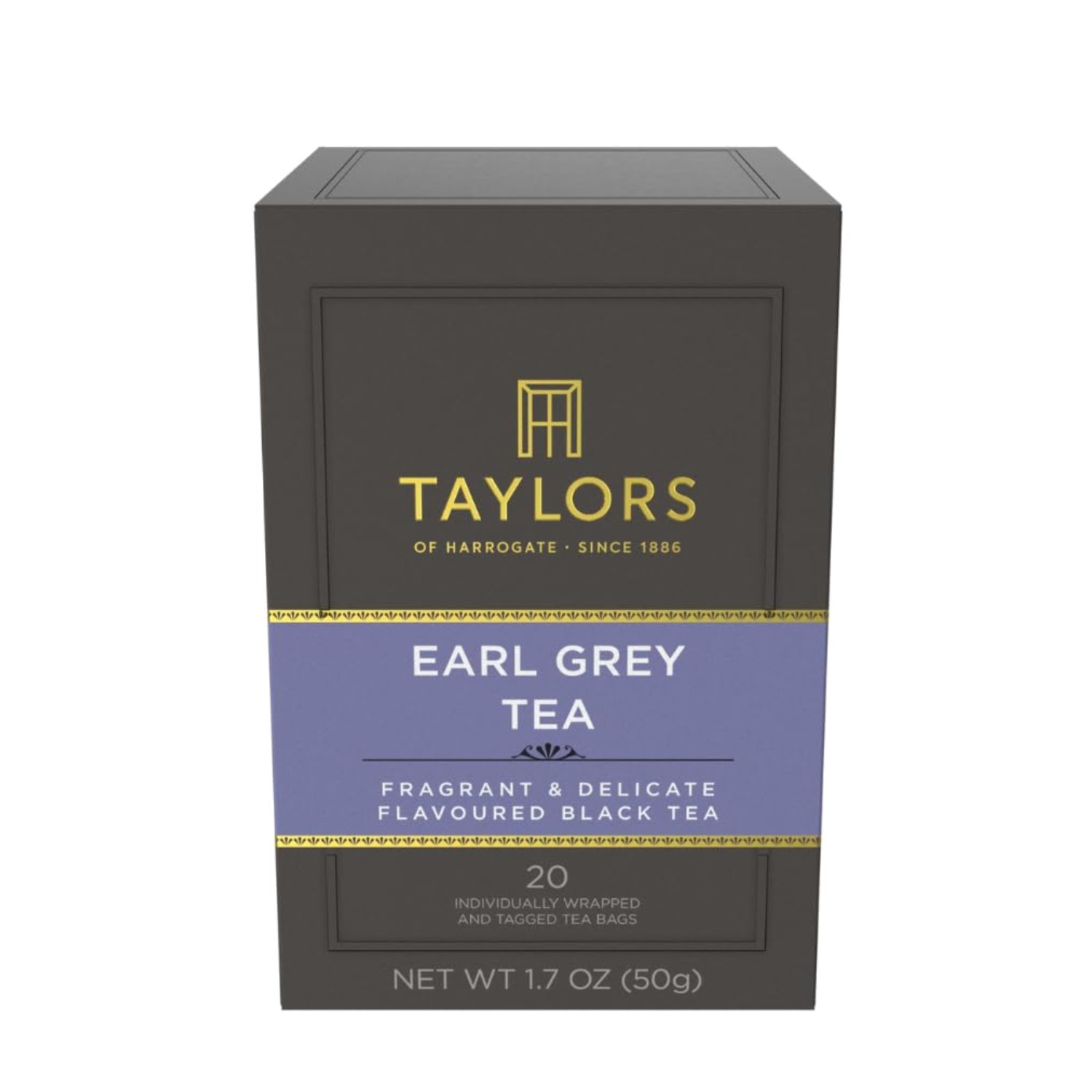 Earl Grey Black Tea – 120 Bags, Caffeinated
