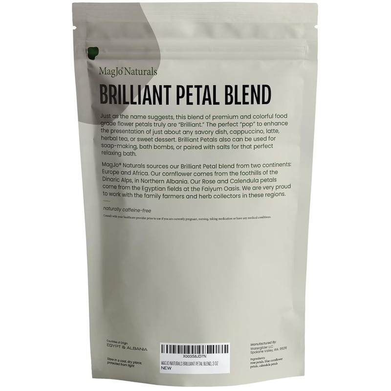 Natural Edible Flower Petals Baking Garnishing Teas Infusions Culinary Use