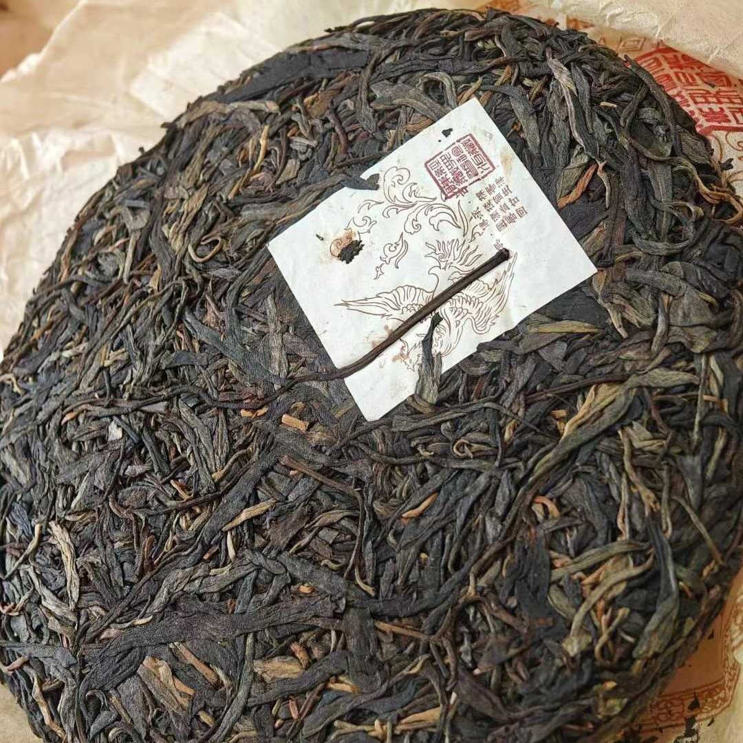 2009 Vintage Yiwu Manzhuan Ancient Tree Raw Puerh Tea Cake, Tongsheng Hao 357g