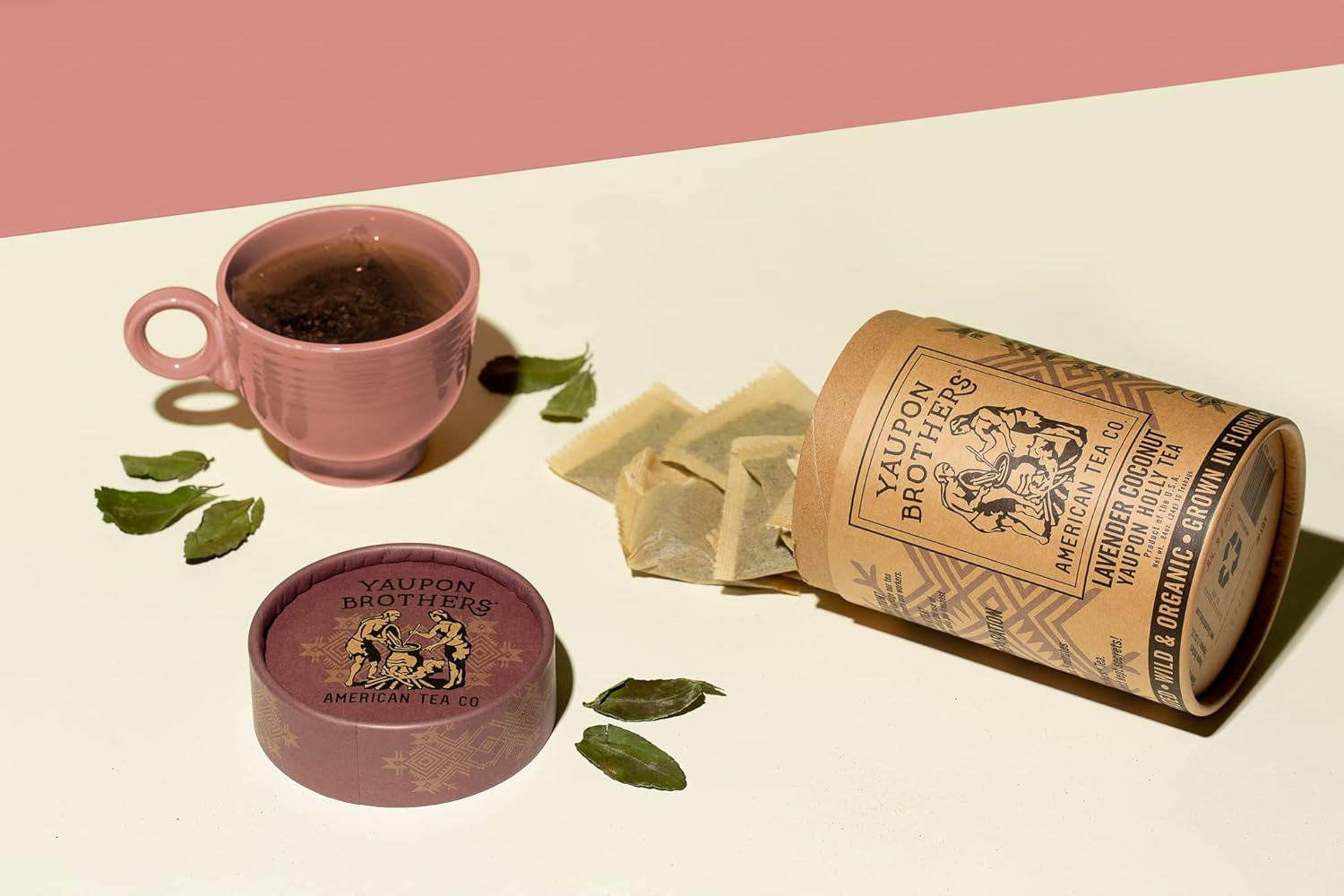 Chai Yaupon Tea – 16 Eco-Friendly Yaupon Chai Tea Bags Crafted F Lavender Coconu