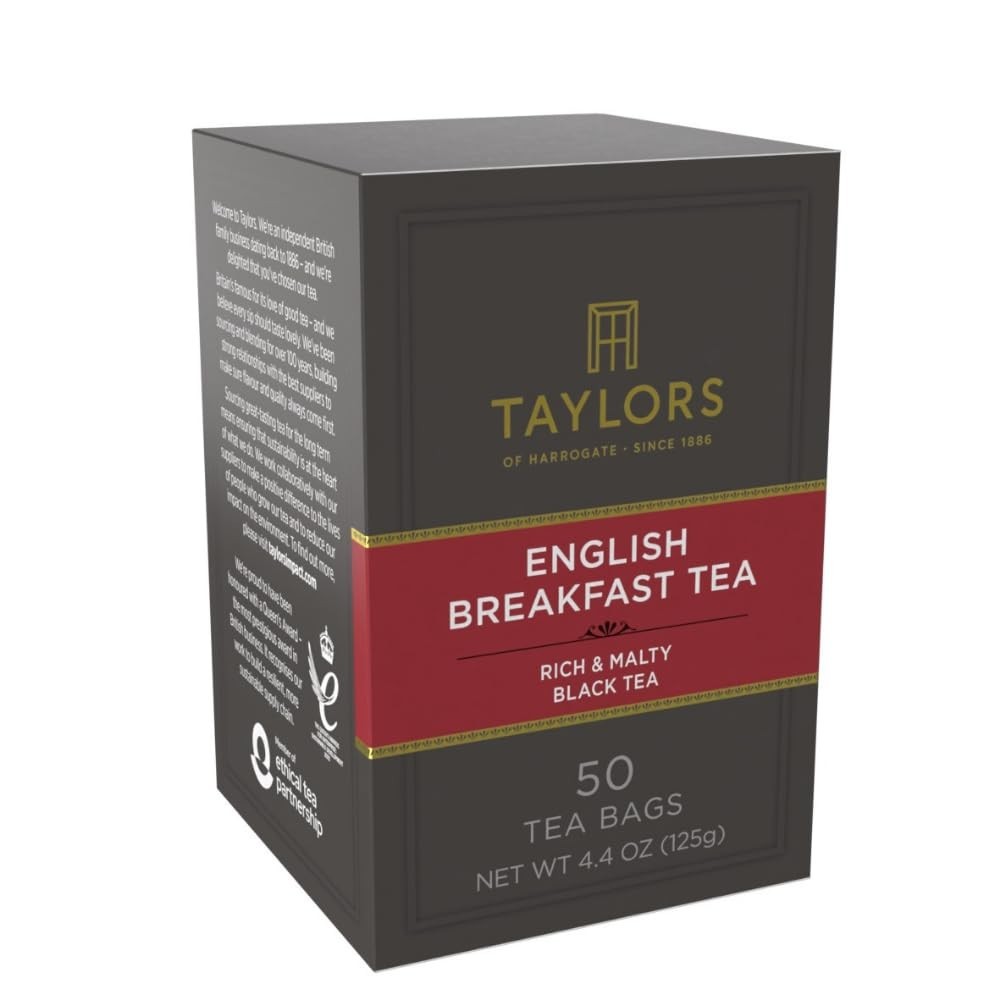 English Breakfast Tea Bags – 300 Count, Rich & Full-Bodied