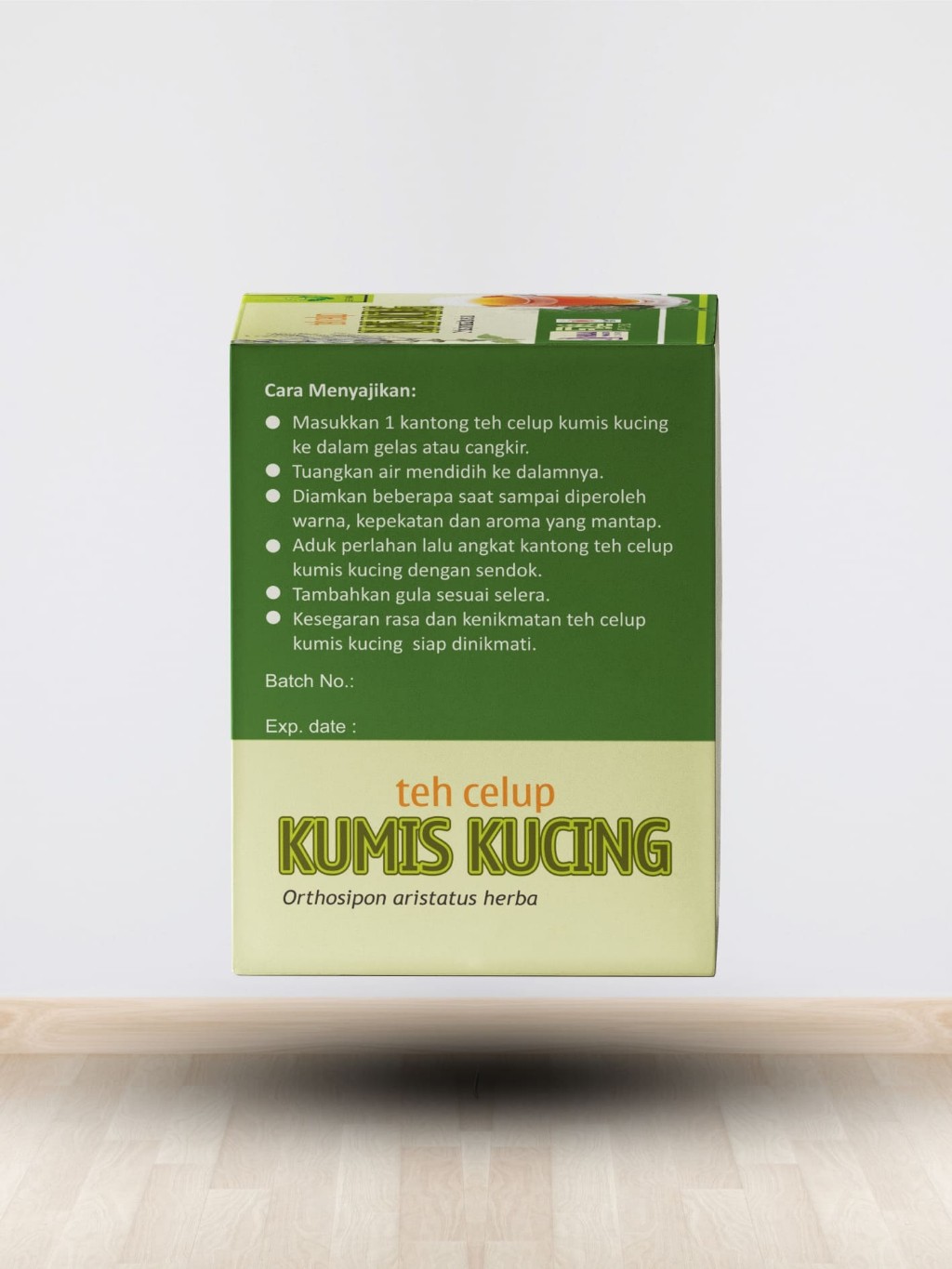 3x Kumis Kucing herbal tea bags 40g (120g total) bundle, aroma ritual spice