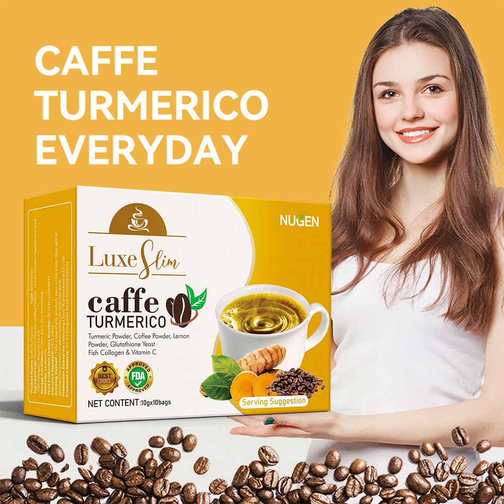 4-in-1 Turmeric Coffee Tea Bags – 10 sachets – Immune Boosting – Skin Health