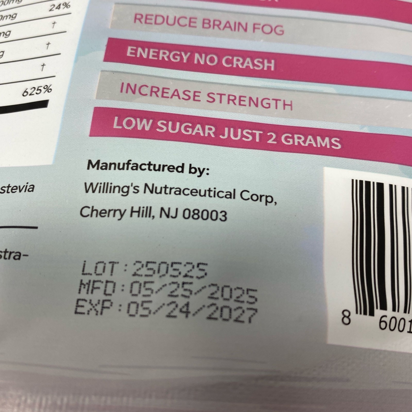 ZOOONE Super Yerba Raspberry Lemonade Instant Powder, 30 Packets