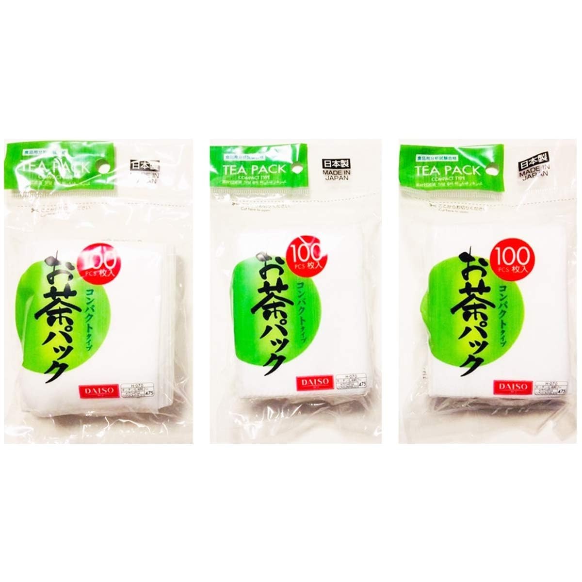 100pcs Disposable Tea Filter Bags – Hard Type, Perfect for Loose Leaf Brewing