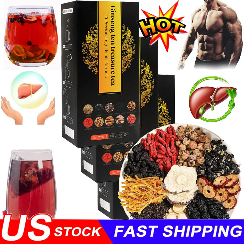 Ginseng six treasure tea , Kidney tea ,liver tea , red date tea , kidney health