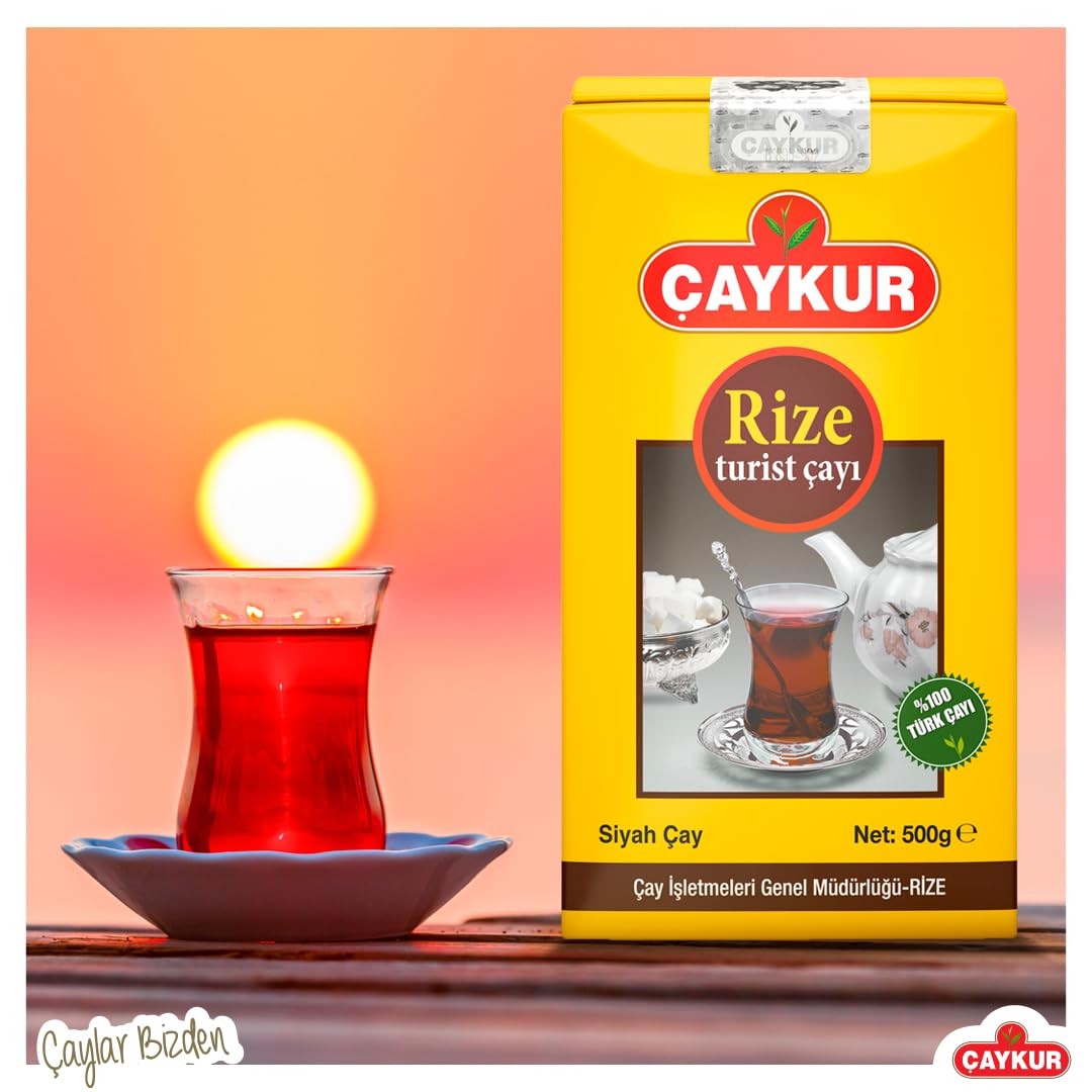 ÇAYKUR Rize Turist Black Tea, Authentic Turkish Loose 17.6 Ounce (Pack of 1)