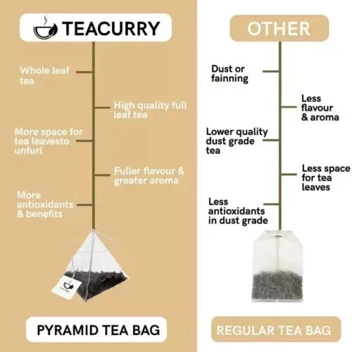 TEACURRY Moringa Green Tea – 30 Tea Bags F