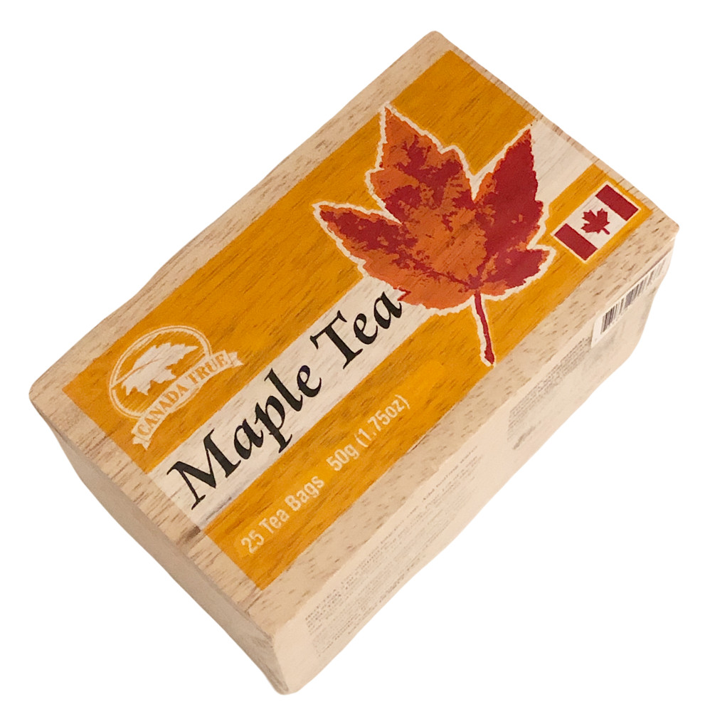 CANADA TRUE Maple Ceylon Tea 25 Tea Bags 50g(加拿大CANADA TRUE 枫叶锡兰茶 大木盒 25茶包 50g)