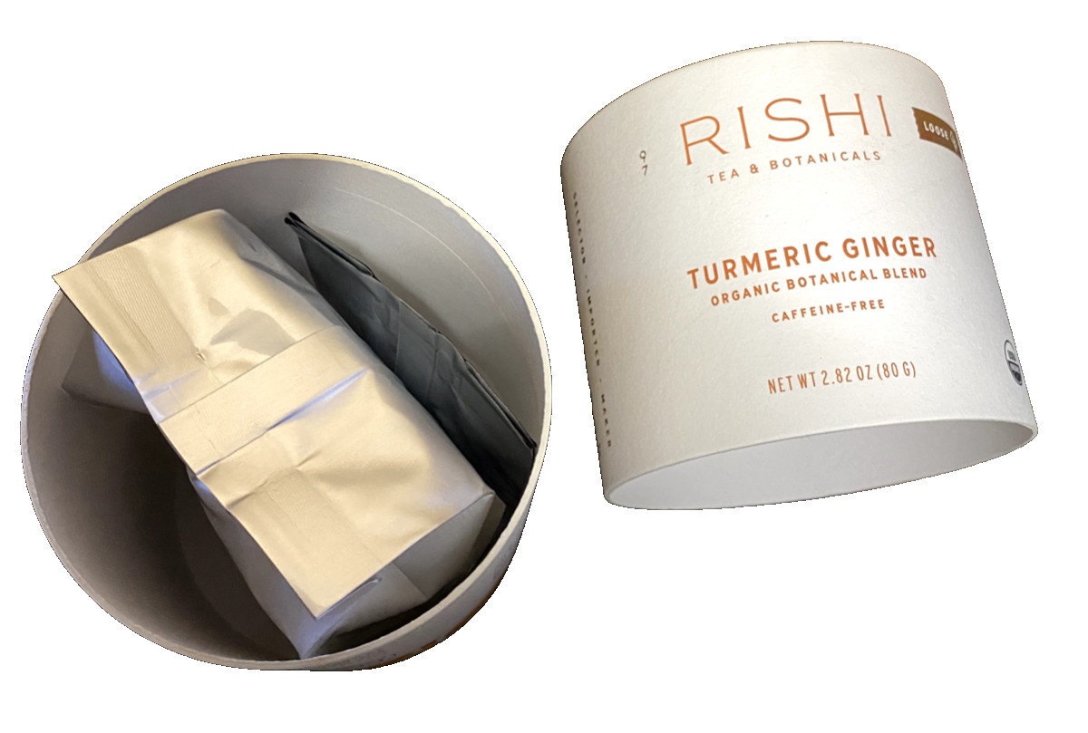 Rishi Tea Organic Turmeric Ginger Loose Leaf Tea, 2.82 OZ