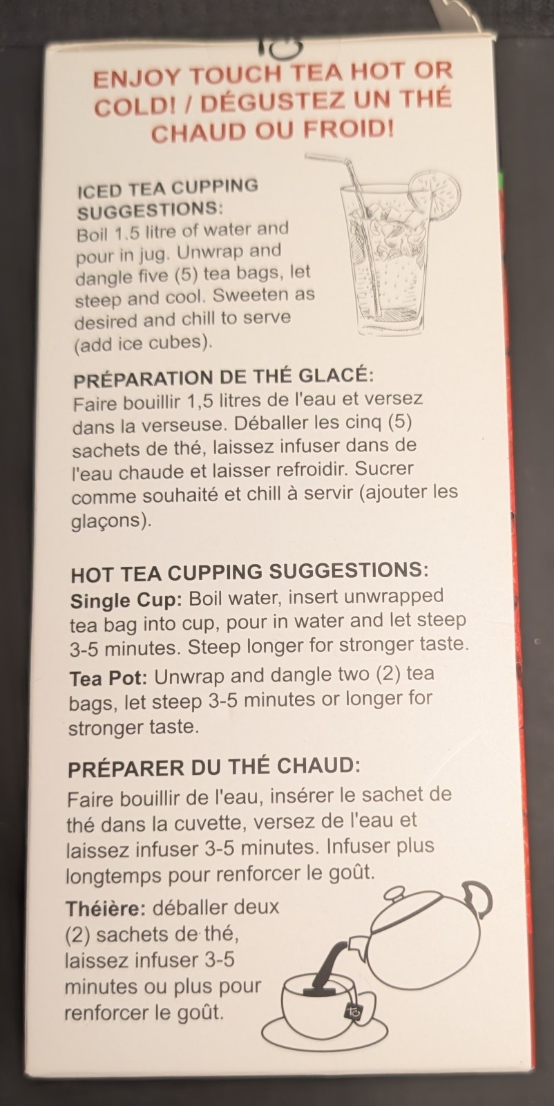 Touch Organic Raspberry Green Tea 40 Tea Bags Best By 11/05/2027 USDA ORGANIC