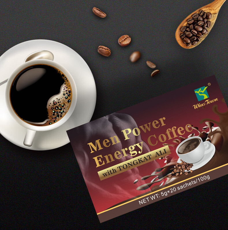 Ginseng Coffee Maca Coffee Men Power Energy Coffee Active Instant Black Coffee