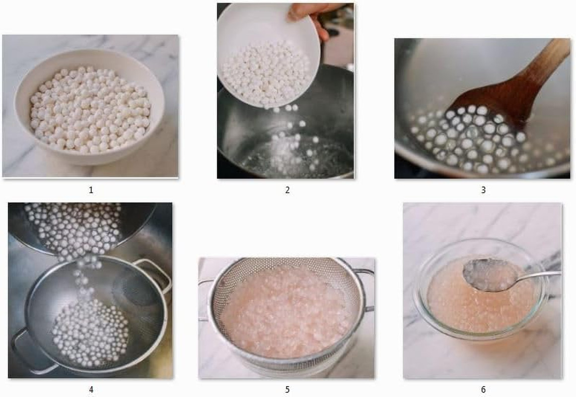 Small Tapioca Pearls (Mini Sago Balls / 小珍珠 / Sagu Bola/ Bột Báng) from Cassava