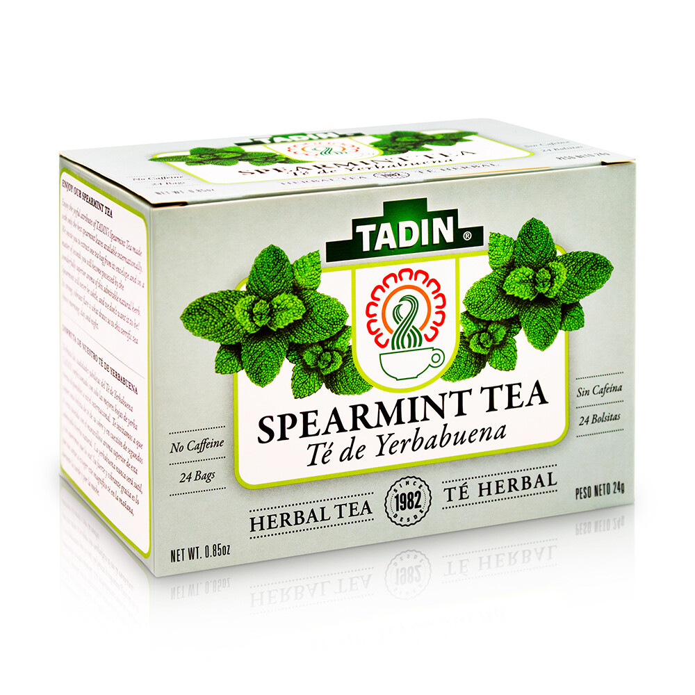 TADIN SPEARMINT HERBAL TEA WITH 24 BAGS
