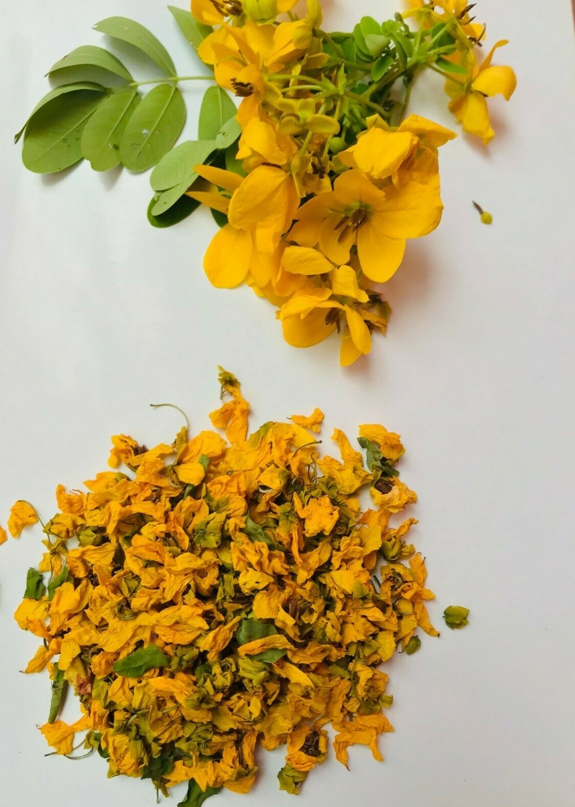RANAWARA MAL Natural HERBAL Flower CASSIA AURICULATA 100% CEYLON Ayurveda 200g