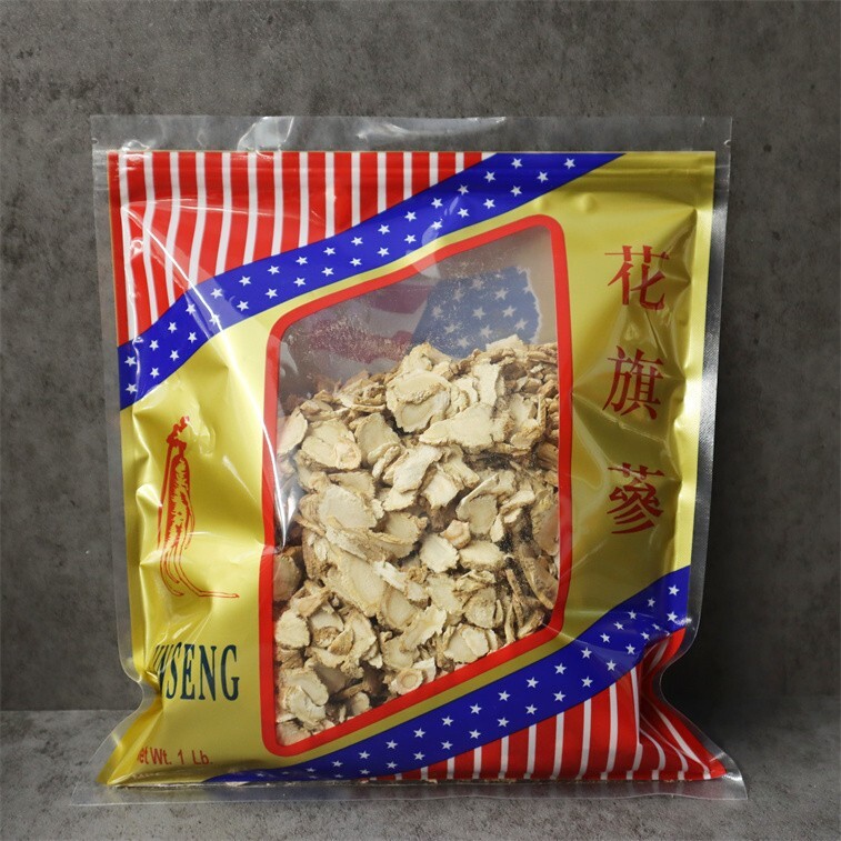 精选正宗五年花旗参 片装 一磅装 Premium American Ginseng 16oz/Bag 九龍堂 Royal Seafood USA