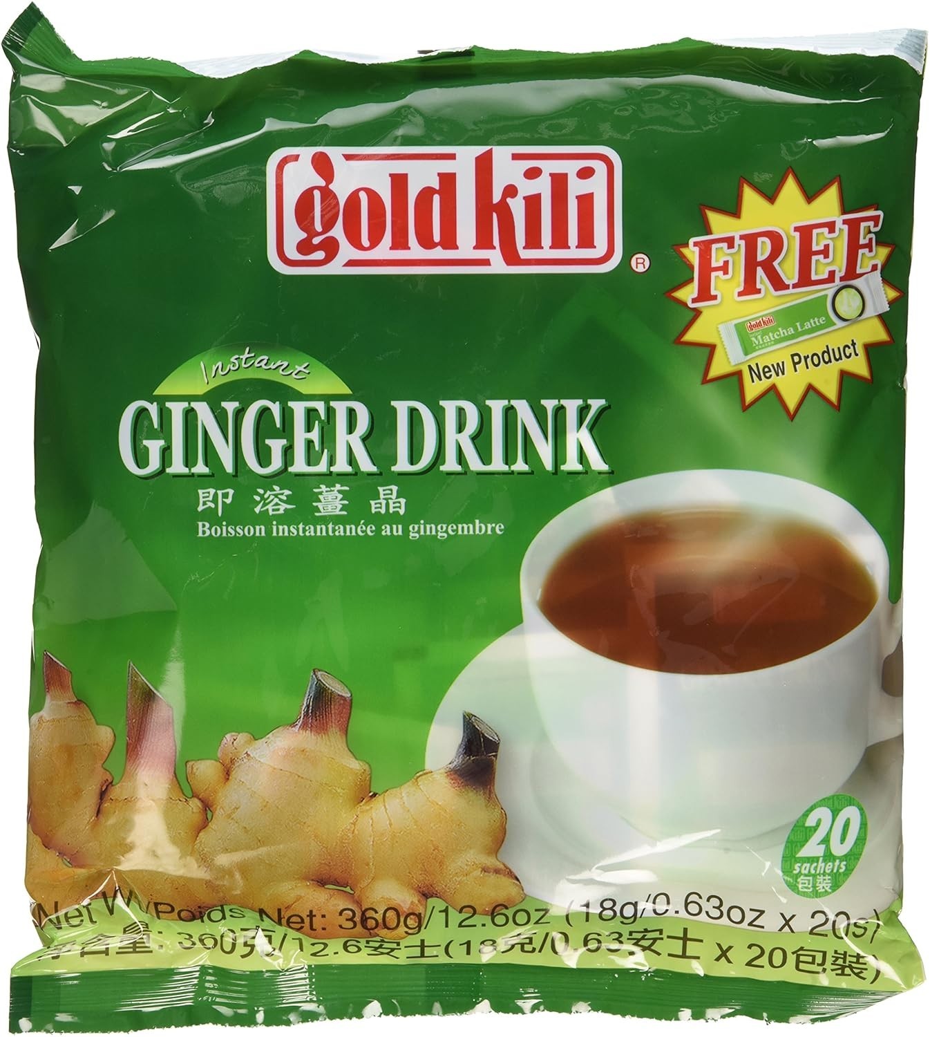 Ginger Drink Sachets – 40 Count Tea Bags
