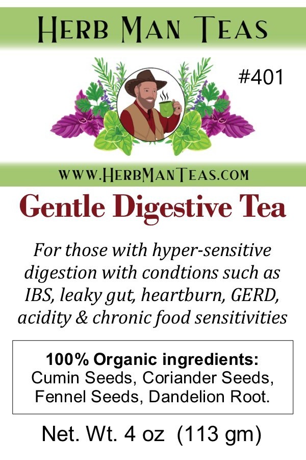 GENTLE DIGESTIVE TEA for those with inflammatory stomach & intestinal conditions