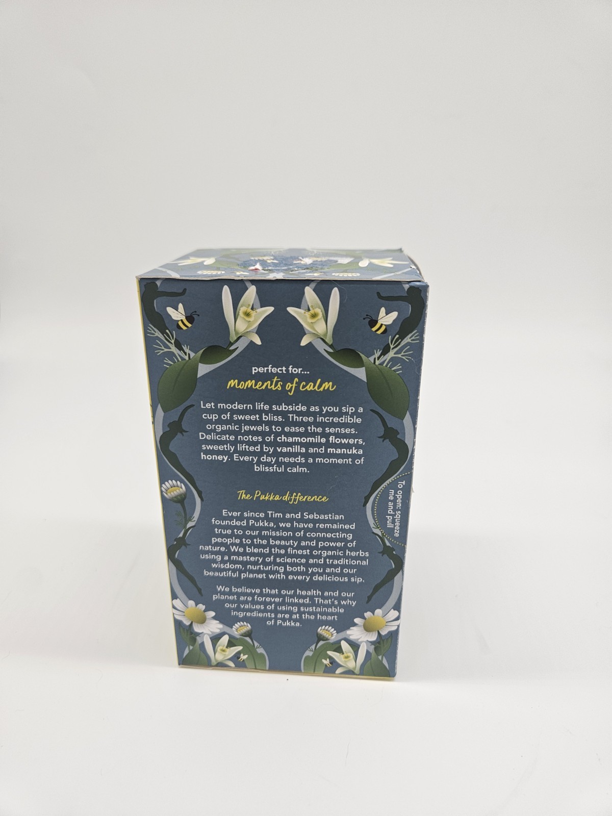 Organic Herbal Tea, Chamomile, Vanilla & Manuka Honey, Caffeine Free, 20