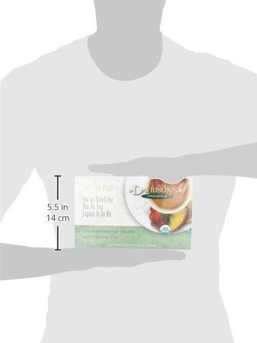 Davidson’s Organic Spiced Raspberry Tea 100 Count Herbal Black Tea Bags