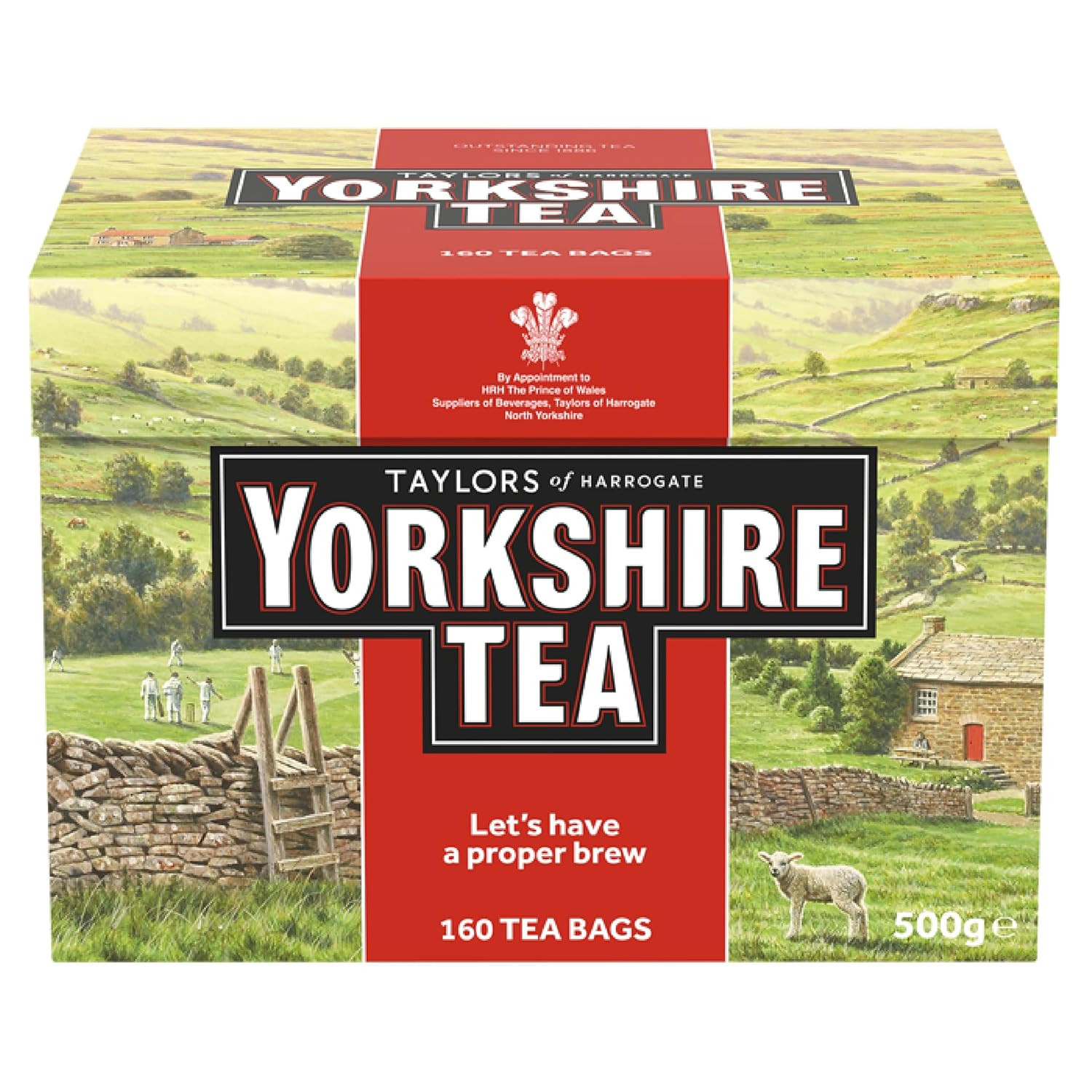 Yorkshire Tea, Gold, Pillow Tea Bags, 160 Count (Pack of 1), Premium Blend, Rich