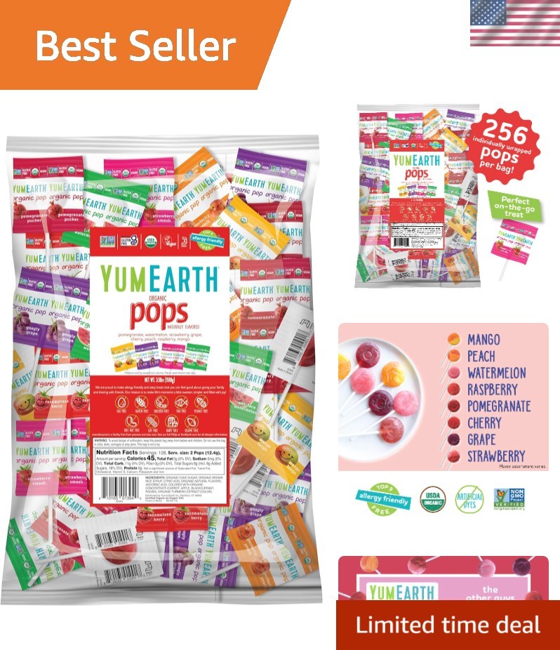 Delicious Organic Pops Variety Pack – Allergy Friendly, Gluten Free Treats