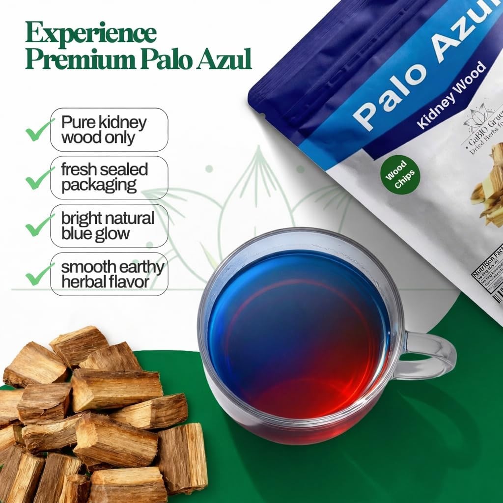 Palo Azul Tea Kidneywood 1 Pound / 16.1oz. Eysenhardtia polystachya Lightbloc…