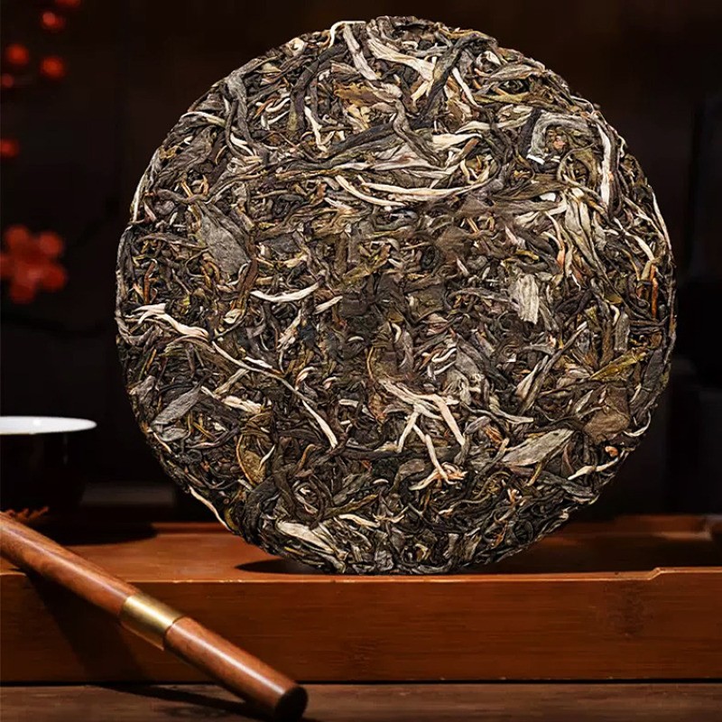 357g Authentic Iceland King Pu’er Raw Tea Chen Nian 2023 Yunnan Qizi Cake Tea