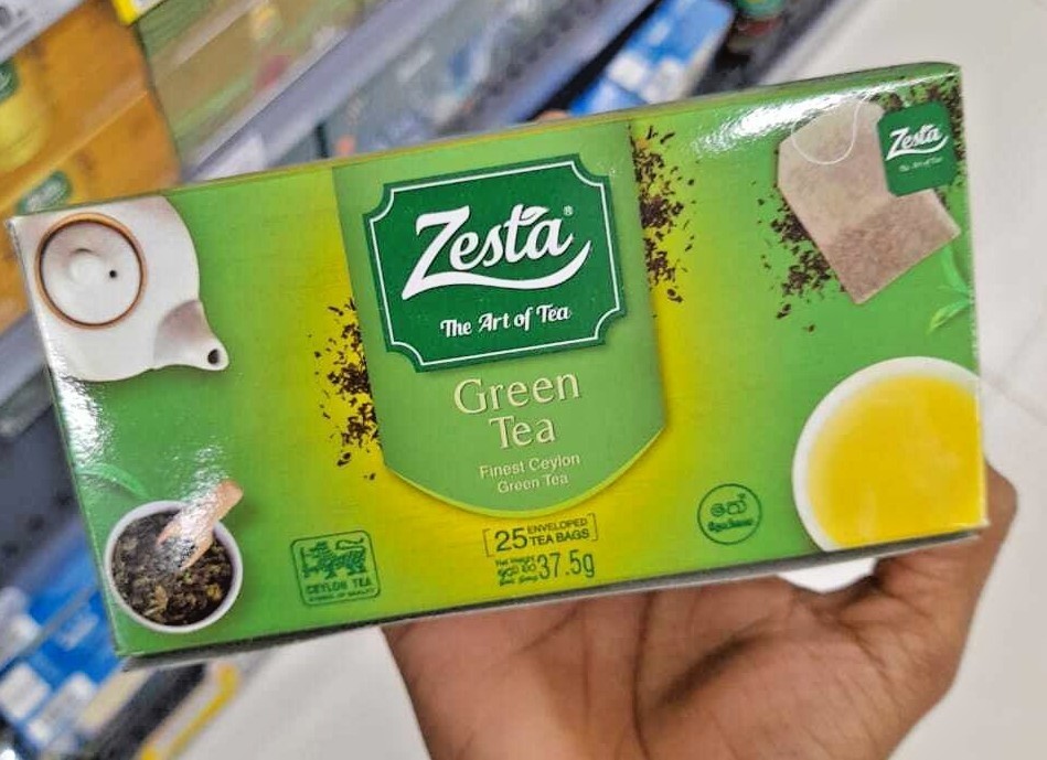 Ceylon Best Natural pure Organic Herbal Healthy BOPF100% Zesta Green Tea 25 Bags