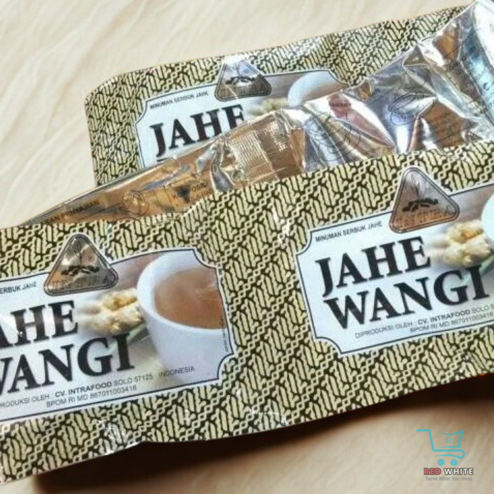 Wedang Jahe Herbal Tea Mix – Indonesian Spiced Ginger Drink 10 sachet