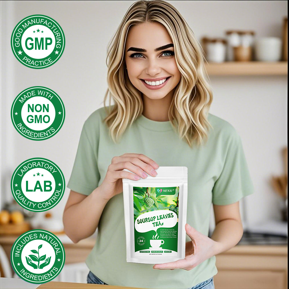 Soursop Tea Bags 100% Natural Graviola Leaves, Hoja Guanabana Tea, Caffeine Free