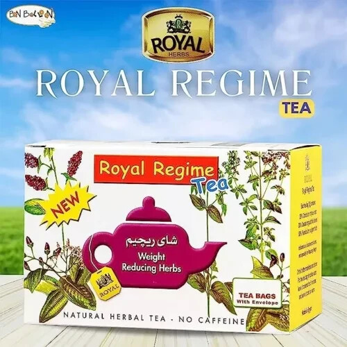 ROYAL REGIME Weight Loss Diet Slimming 50 Tea Bags ( 2 PACKS ) (USA FREE SHIP)
