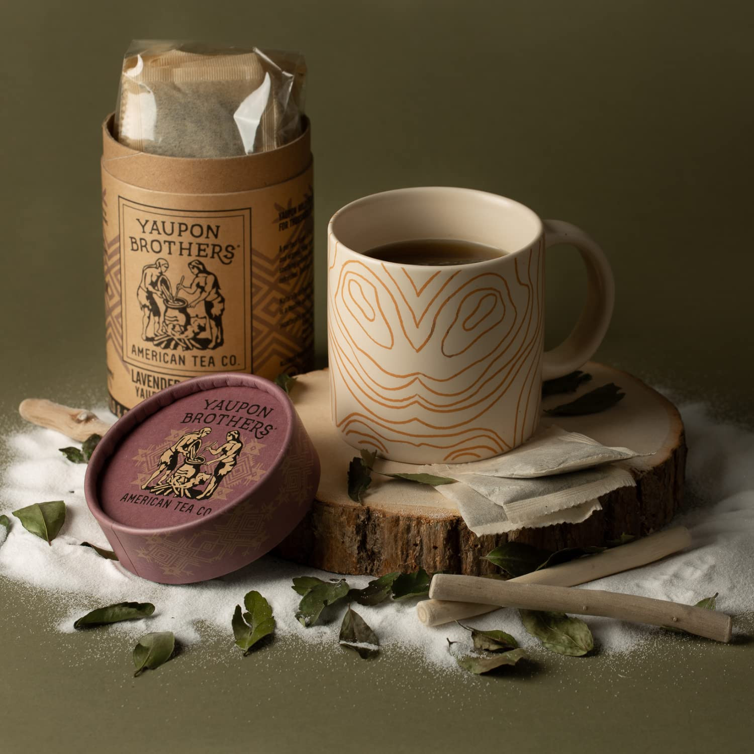 Chai Yaupon Tea – 16 Eco-Friendly Yaupon Chai Tea Bags Crafted F Lavender Coconu