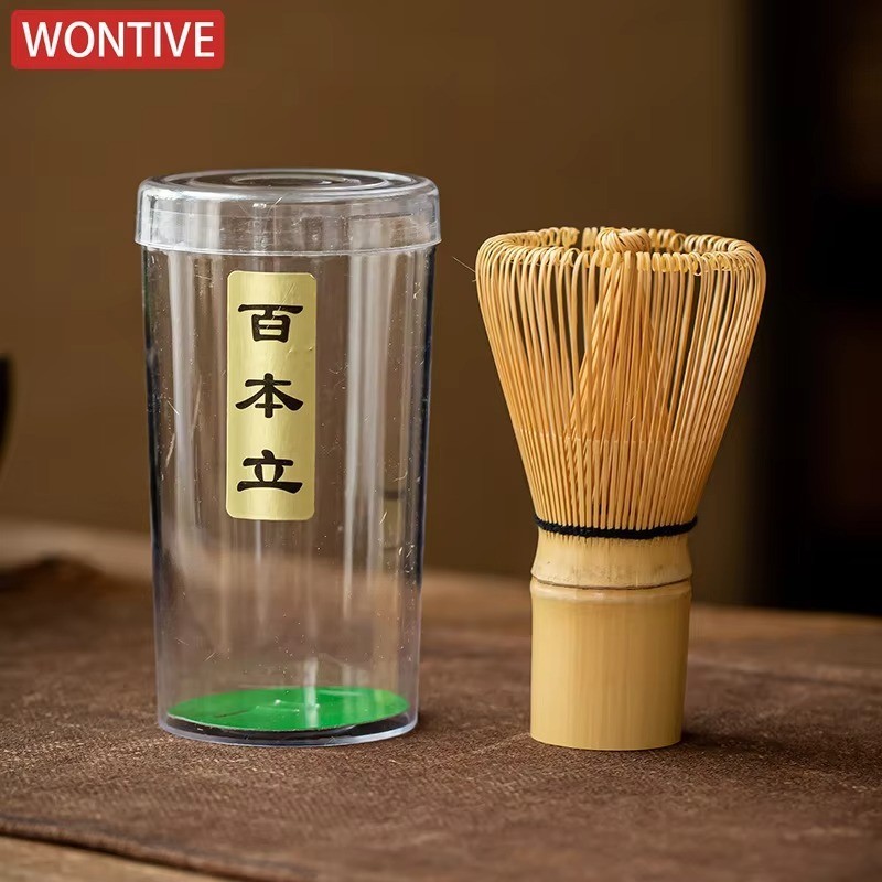 Powder Whisk Green Tea Powder Preparing Brush Matcha Ceremony Bamboo Chasen
