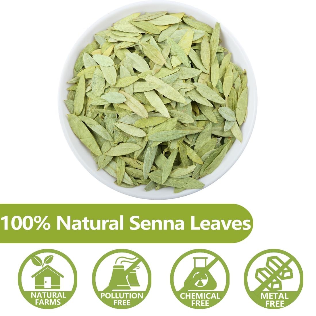 100 Count Senna Tea Bags – 100% Natural & Caffeine-Free Wellness