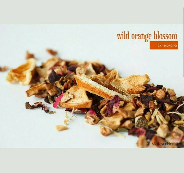 🍓❤️ NEW! TEAVANA DELICIOUS 🍓🍊 2 OZ WILD ORANGE BLOSSOM TEA SEALED BAG! 🍓🍊❤️
