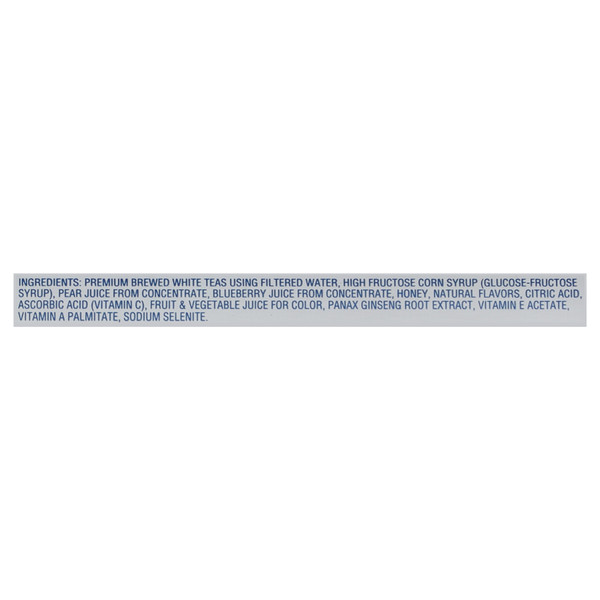 AriZona 100% Natural Blueberry White Tea 22oz pack of 12